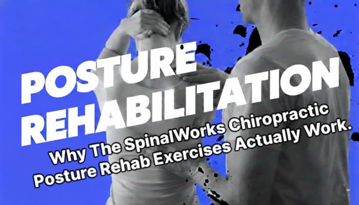 image of two chiropractic patients at SpinalWorks chiropractic north Phoenix with over lay Why The SpinalWorks Chiropractic Posture Rehab Exercises Actually Work