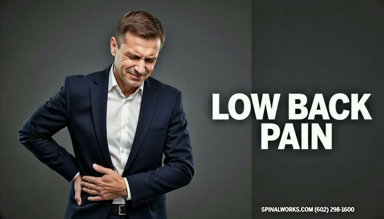 Image of SpinalWorks Chiropractic patient in Moon Valley Arizona with low back pain
